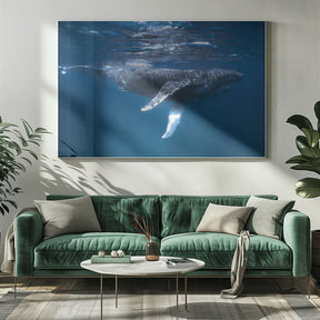 Humpback Whale Escort Poster