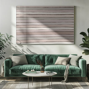 Pastel Stripes PAttern Poster