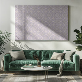 Purple Tiles Pattern Poster