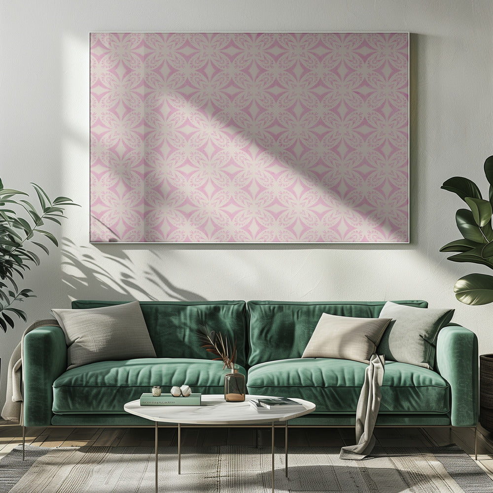 Pastel Symmetrical Pattern Poster