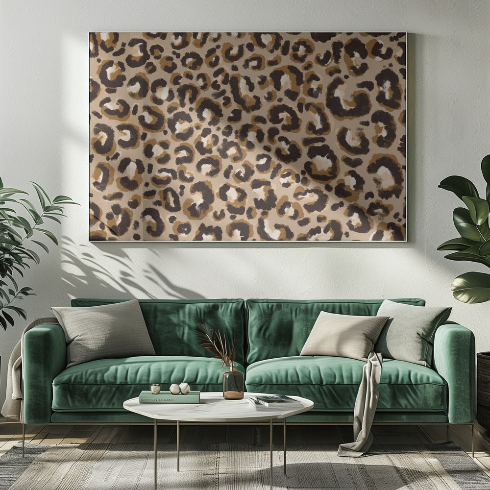 Cool Leo Pattern Poster