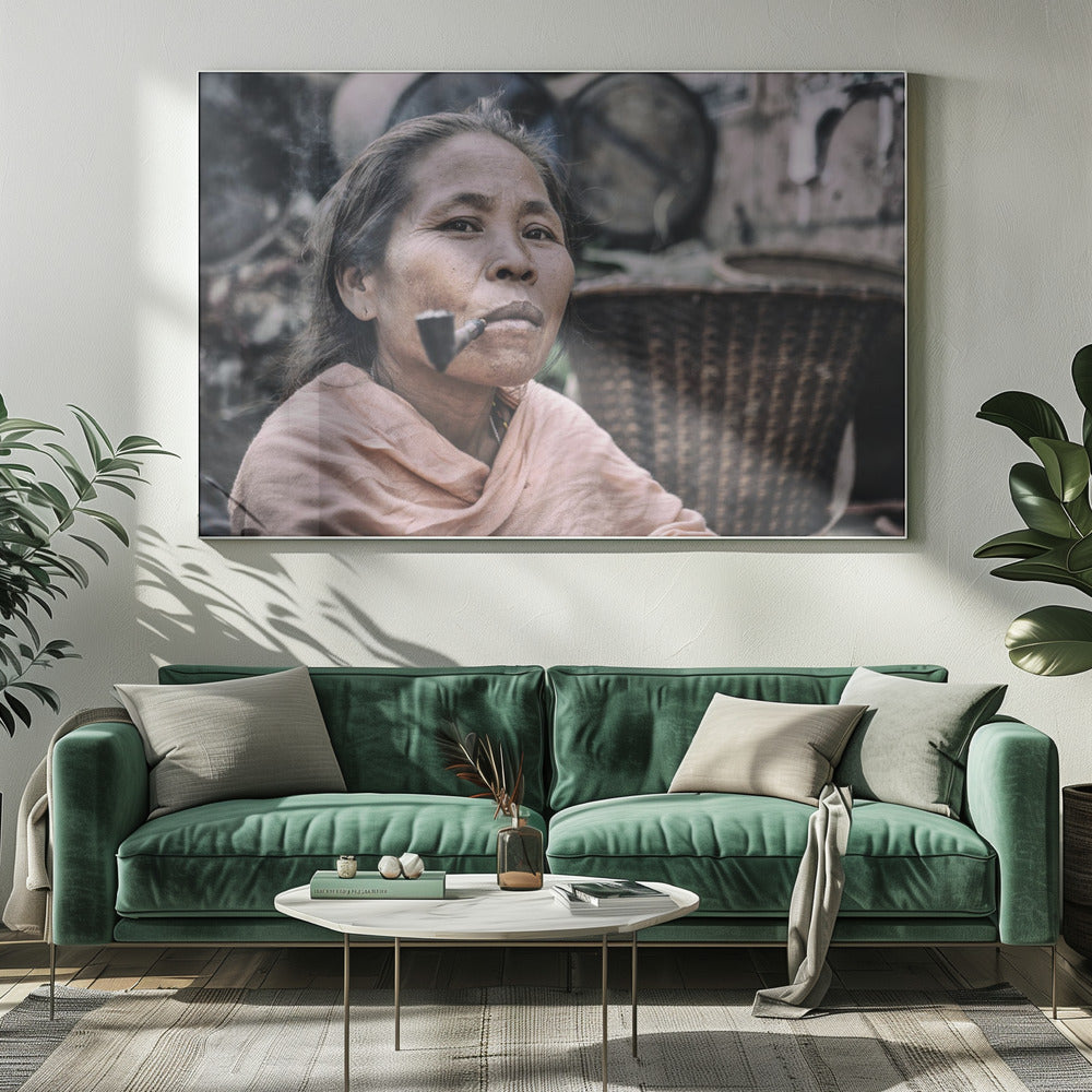 Lady from betel market in Cox's Bazar Poster