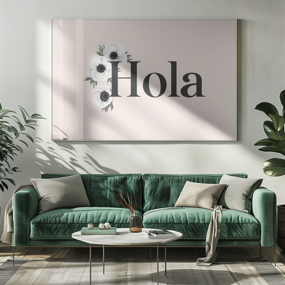 Anemone Hola I Poster