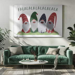 Fa la la la la gnomes Poster