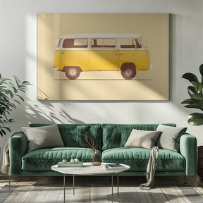 Yellow Van Poster