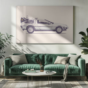 Delorean Poster