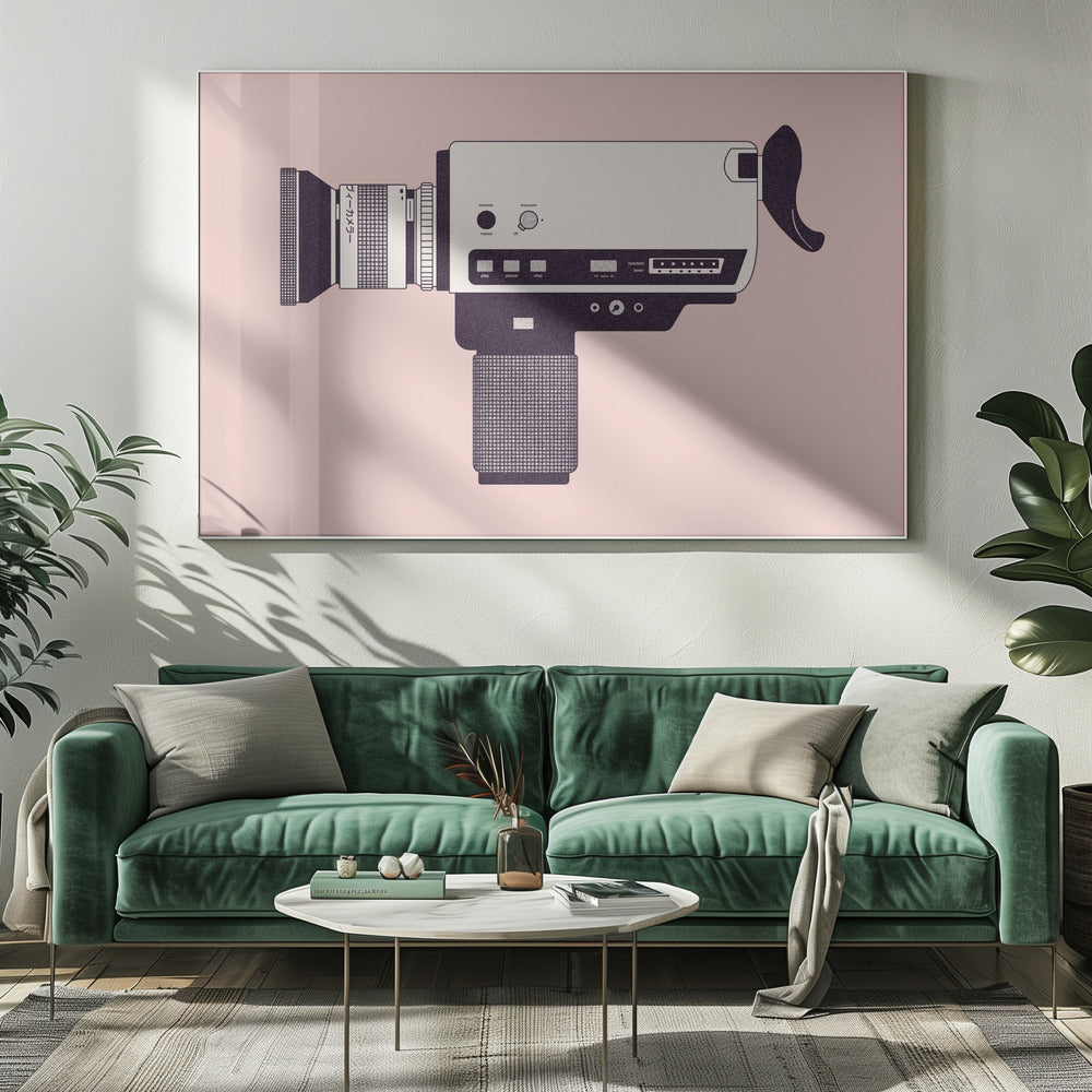 Super 8 Camera Poster