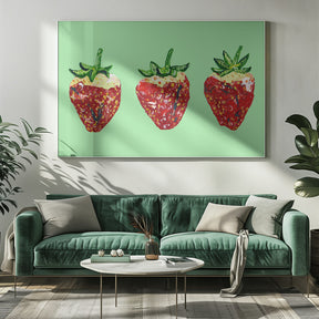 Strawberries Poster