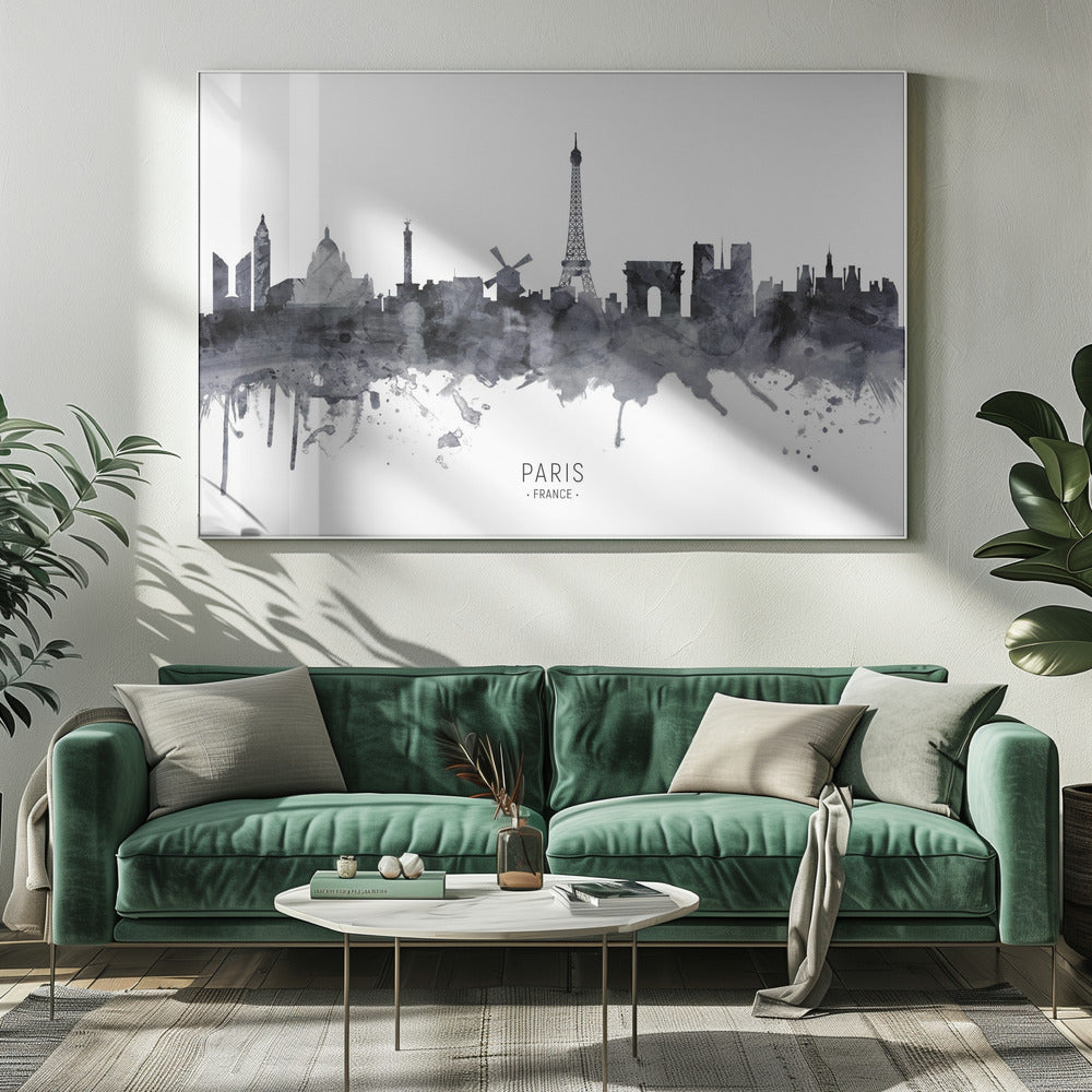 Paris France Skyline Poster