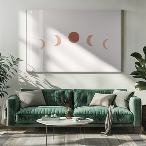 Moonphase No2 Poster