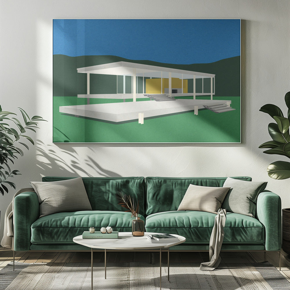 Ludwig Mies Van Der Rohe Farnsworth House Poster