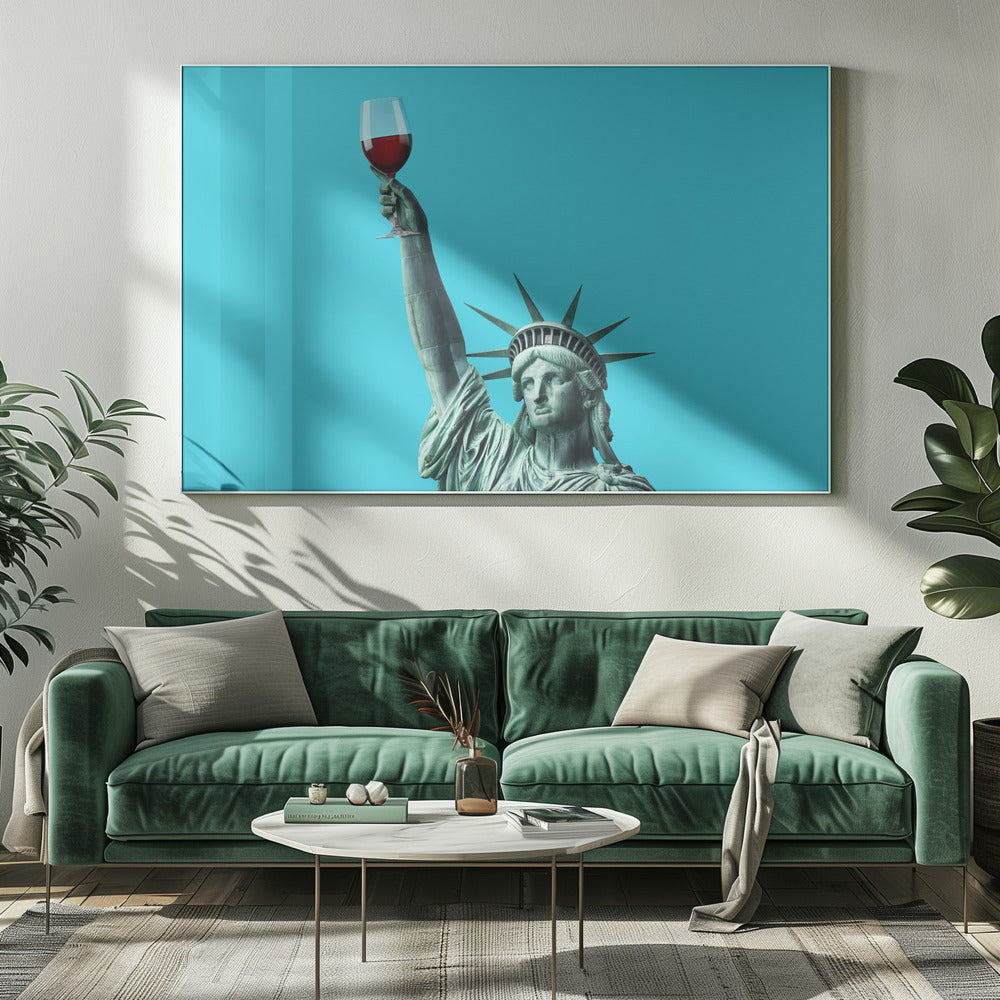 Liberty of Drinking Poster