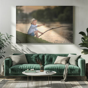 Little fisherman Poster