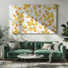 Curvy leaves Poster