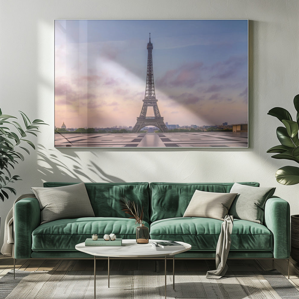 Eiffel Tower Sunrise Poster