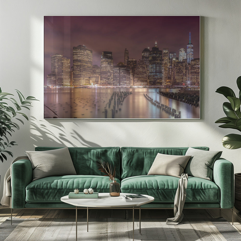 NEW YORK CITY Nightly Impressions Poster