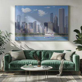 CHICAGO Skyline Poster