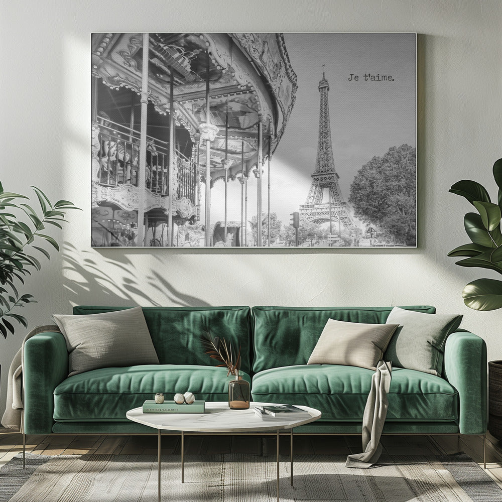 Je t’aime - Paris Poster