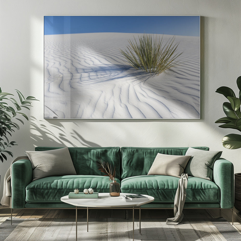 WHITE SANDS Idyllic scenery Poster