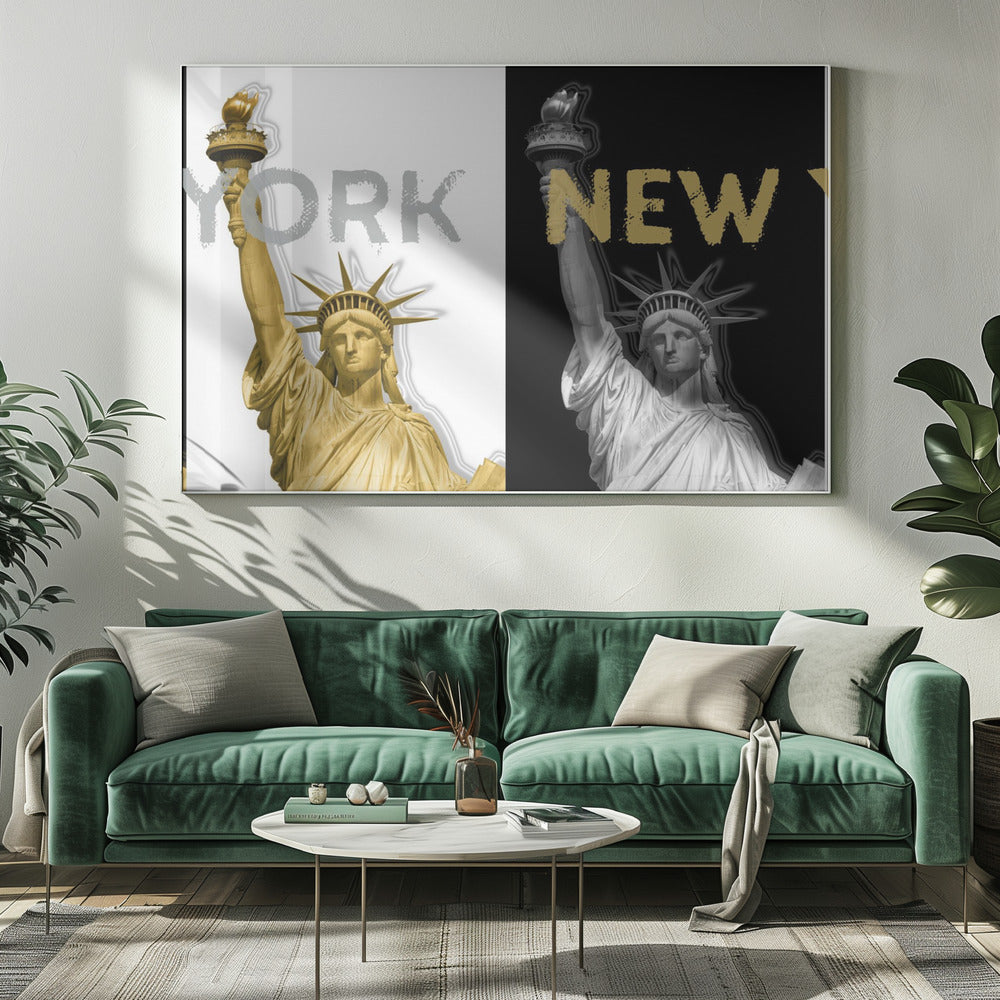 POP ART Statue of Liberty Poster