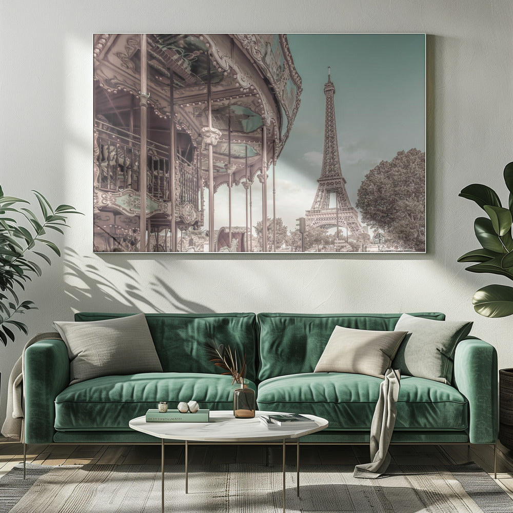 Typical Paris | urban vintage style Poster