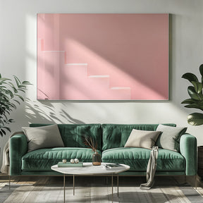 Muralla Roja In Pink Poster