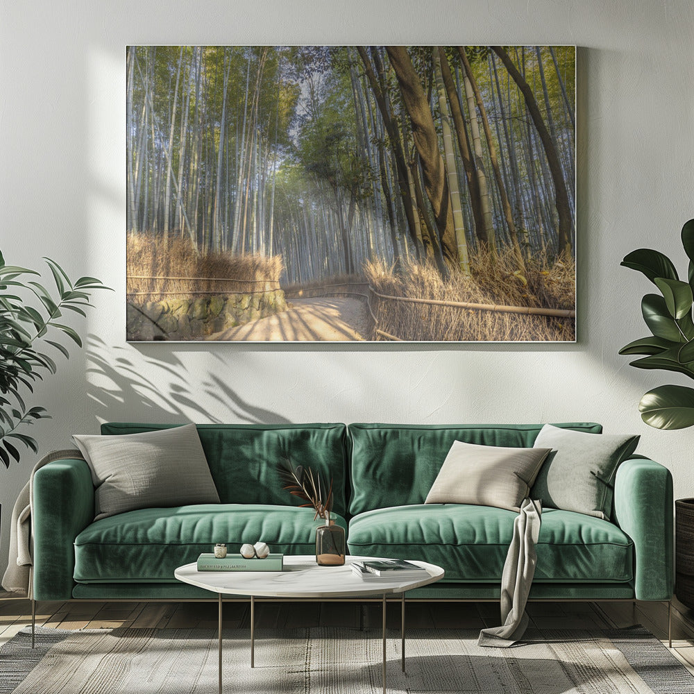 Impressive Arashiyama Bamboo Forest Poster