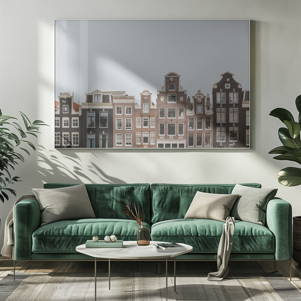 Amsterdam Houses Poster