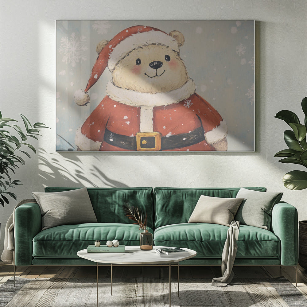 Christmas Bear Poster