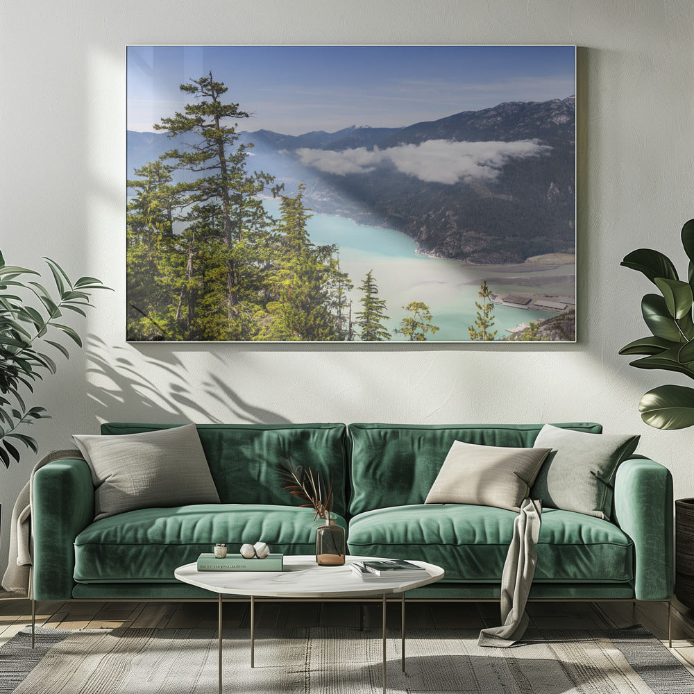 Wonderful Canadian landscape impression of Howe Sound near Squamish Poster