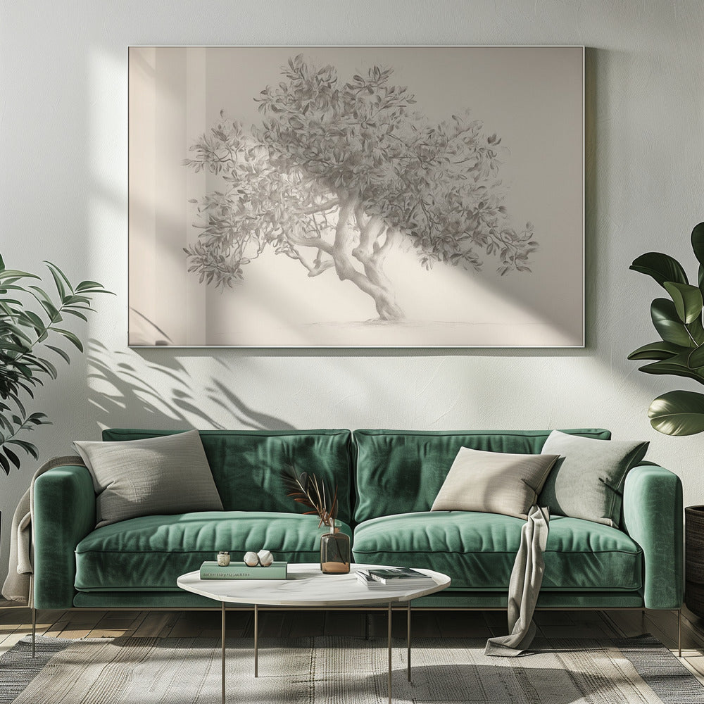 Tree Drawing Poster