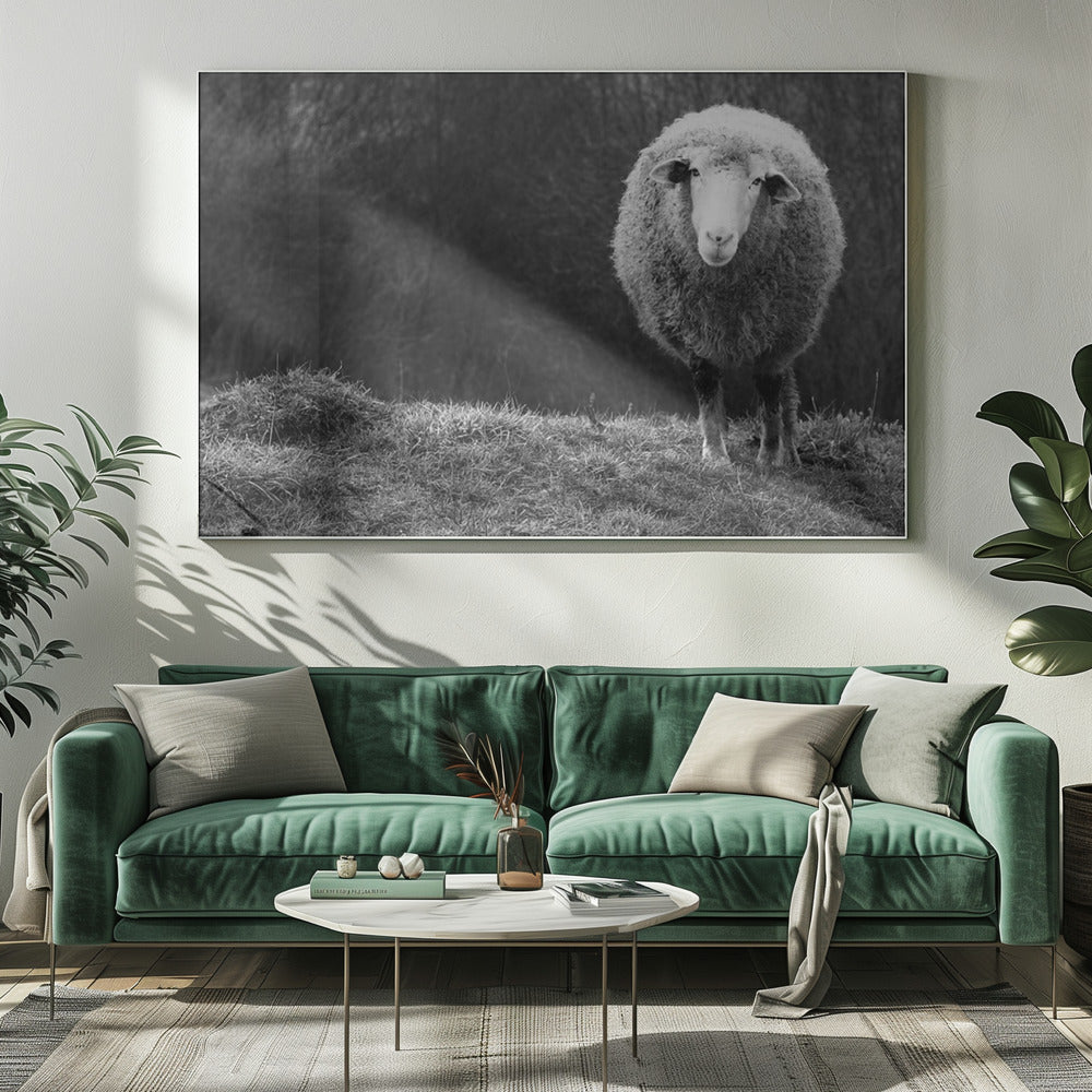 Wondering sheep Poster