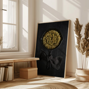 Yellow and green zucchini ratatouille flower Poster