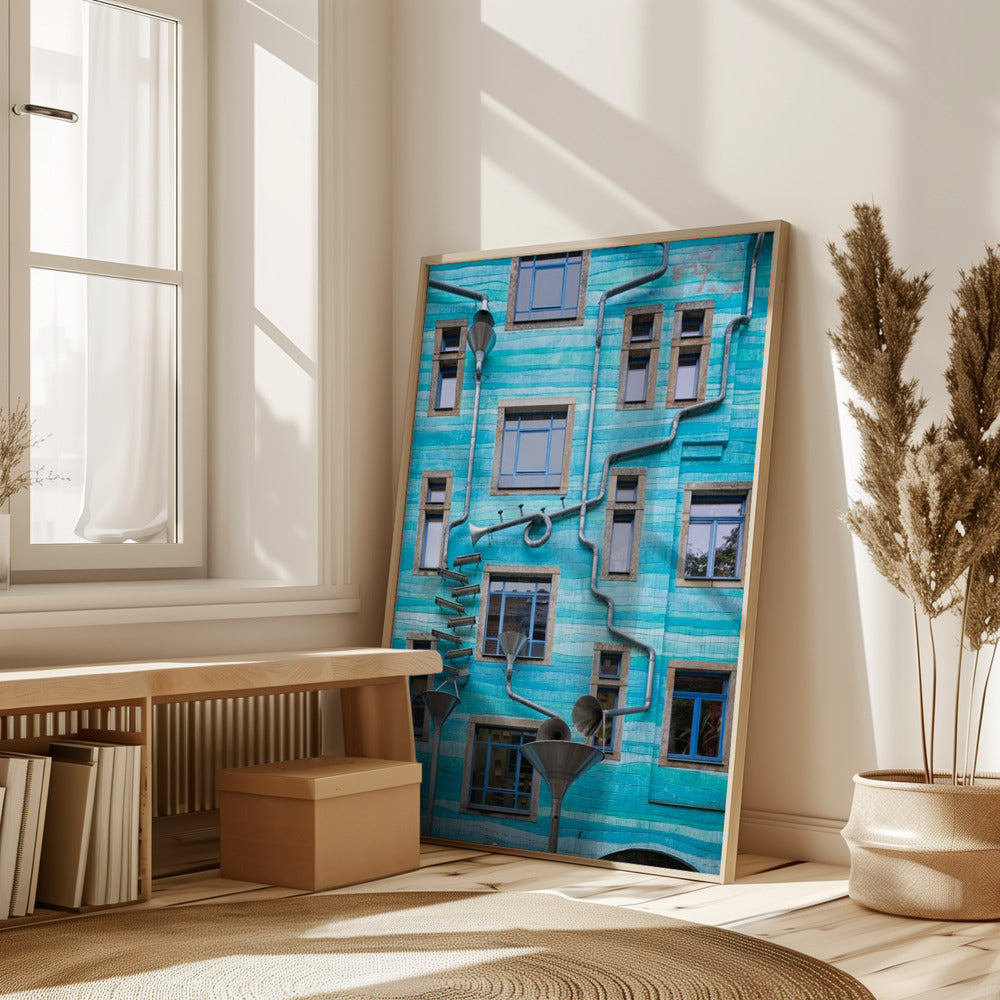 Art in the backyard Poster