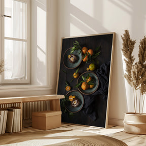 Mandarine chocolate roll Poster