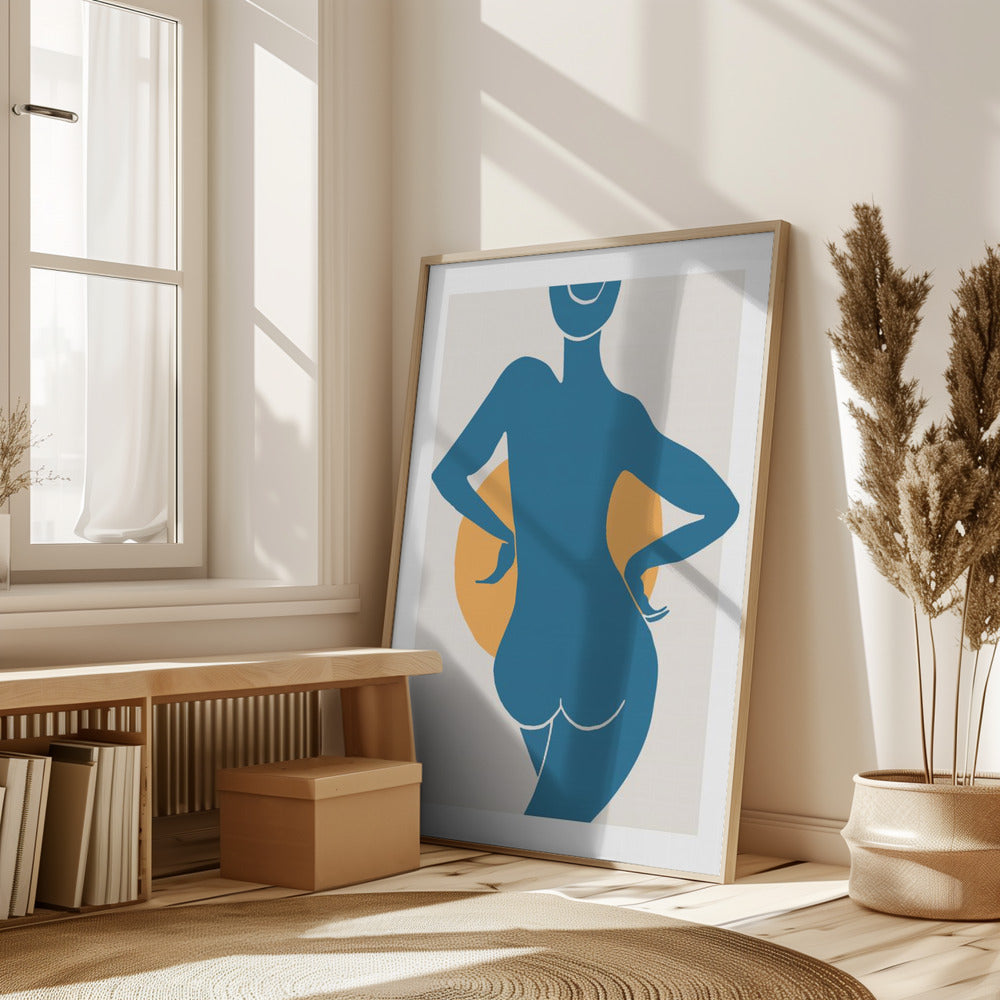 Blue Woman Poster