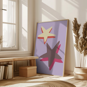 Lilac Star Poster