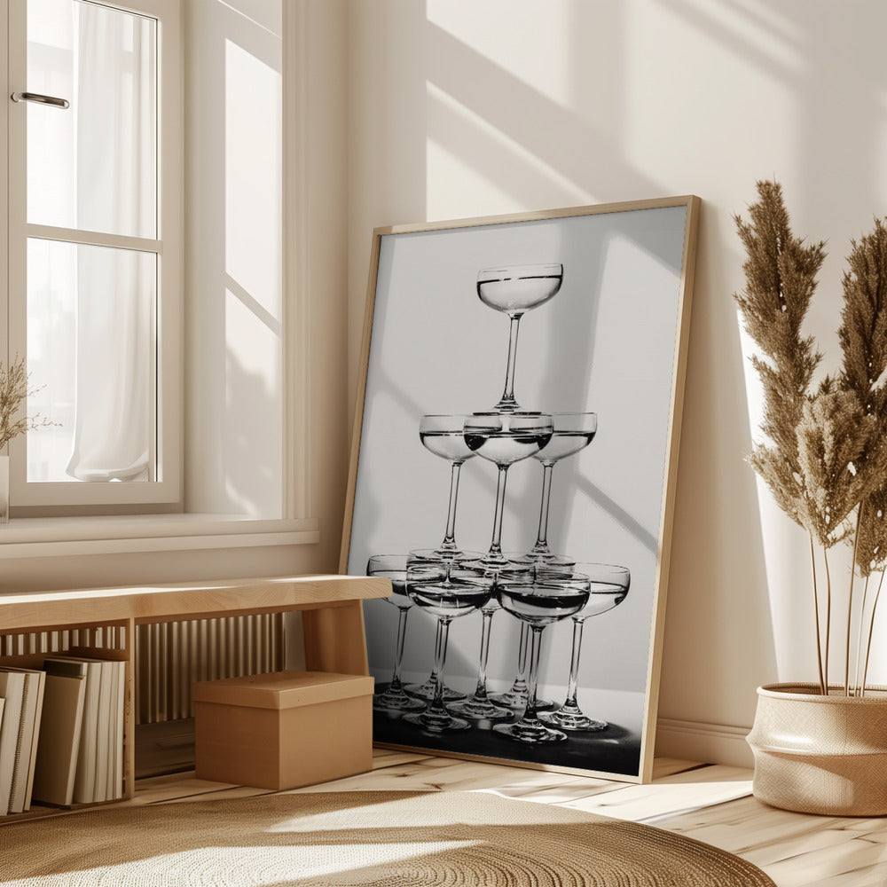 Champagne tower_6 Poster