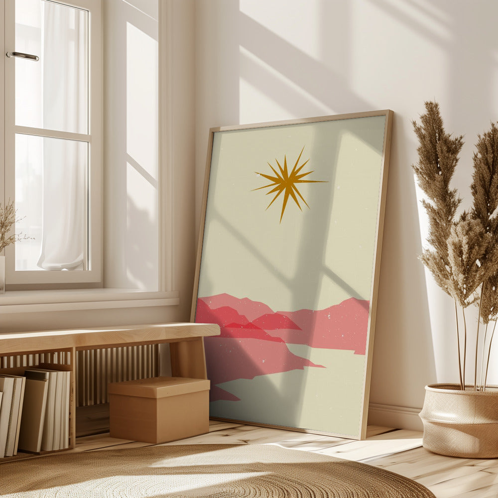 Sunny landscape Poster