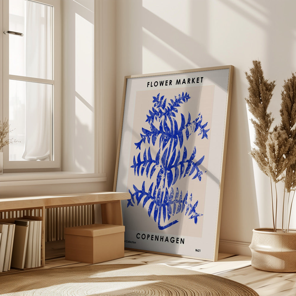 Flower Market. Copenhagen Poster