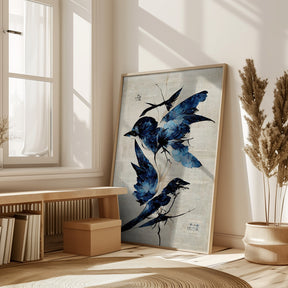 Blue Birds Poster