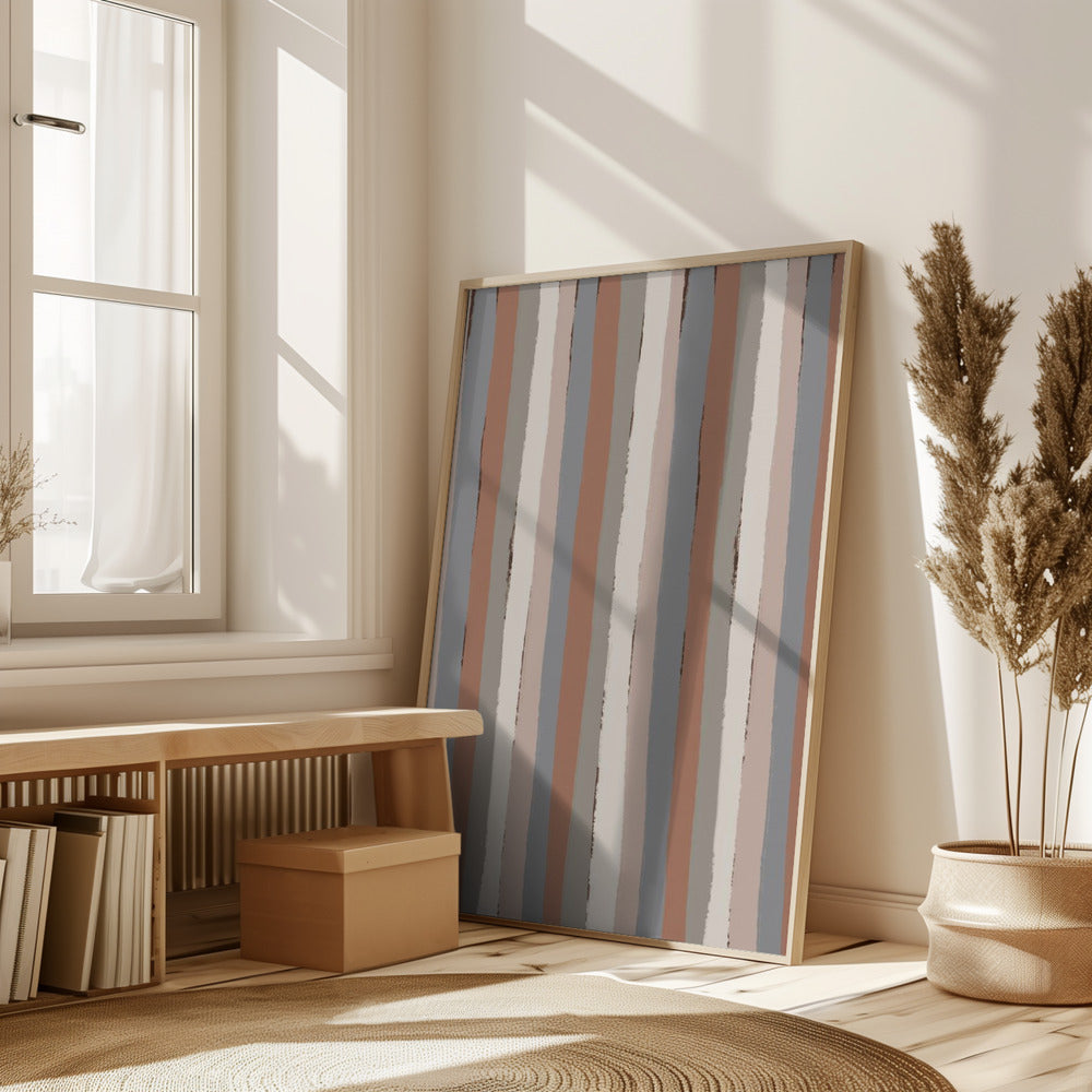 Pastel Stripes Poster