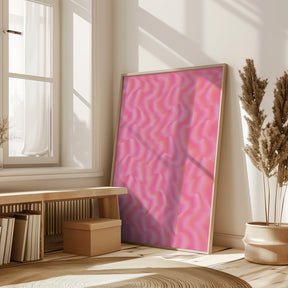 Pink Silk Pattern Poster