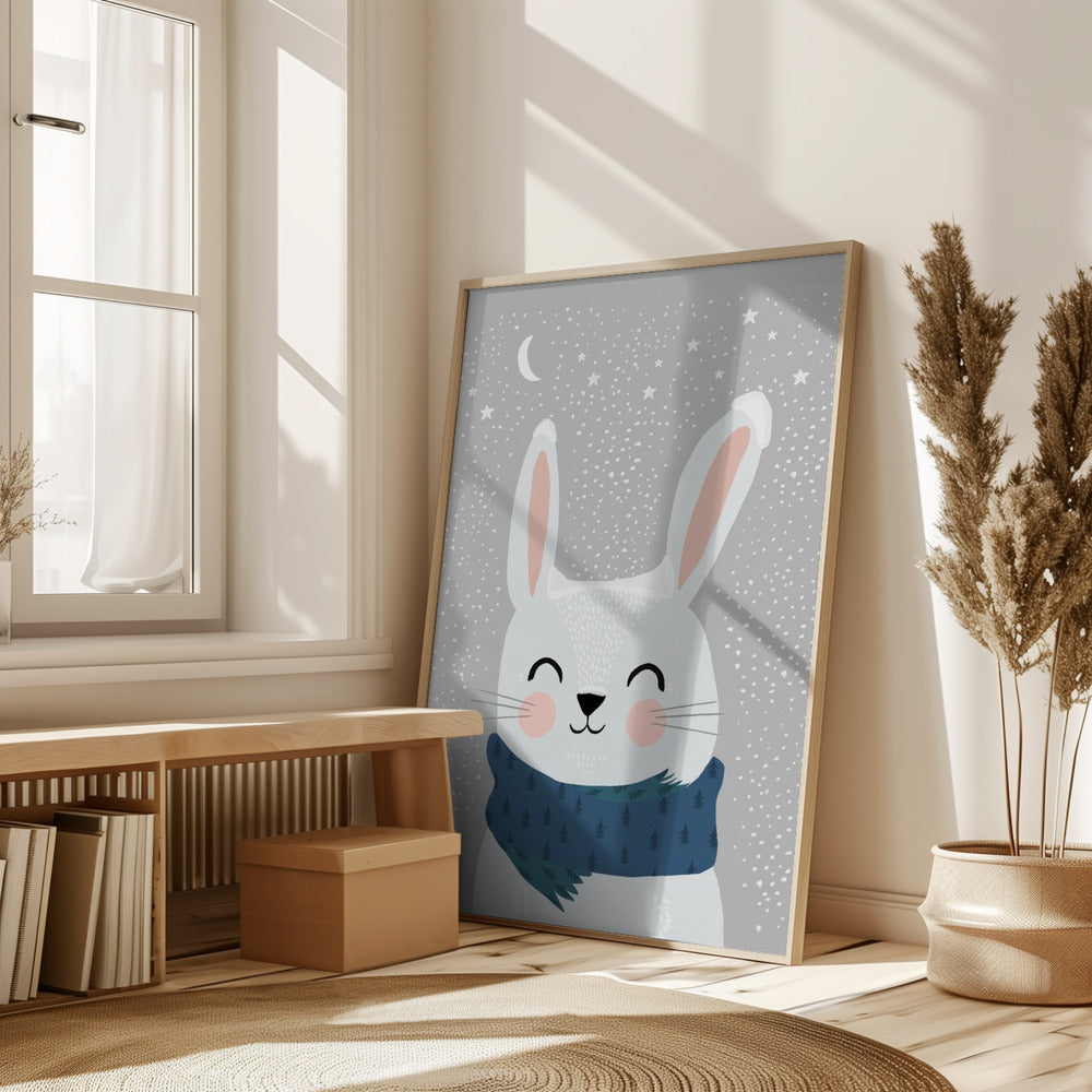 Snow Bunny Poster