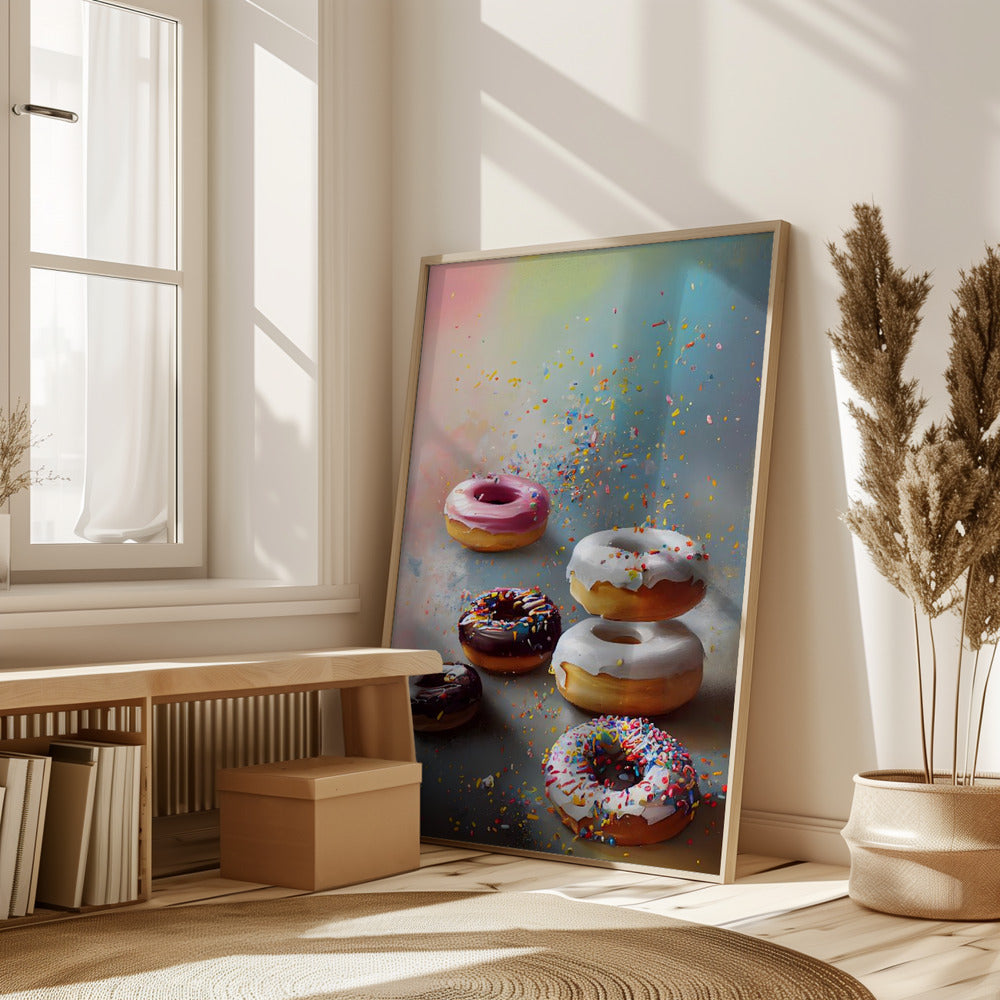 Yummy Donuts Poster