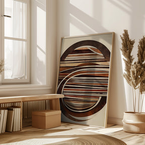 Curved Wood Poster