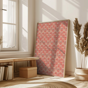 Pink Romantic Pattern Poster