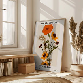 Flower Market. Stockholm Poster