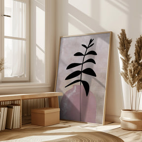 Eui vase with leaves Poster