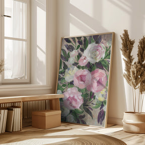 Zoye painterly bouquet Poster